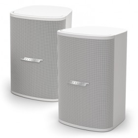 Bose Professional DesignMax DM3SE 3.25" Surface Mount Indoor Outdoor Loudspeakers 30W IP55 Rated - White Pair