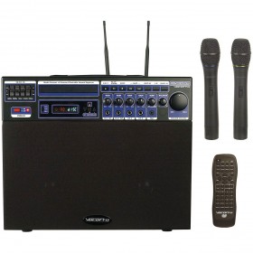 VocoPro DVD-SOUNDMAN 2 Multi-Format 4-Channel Portable Sound System with 2 Wireless Microphones (Discontinued)