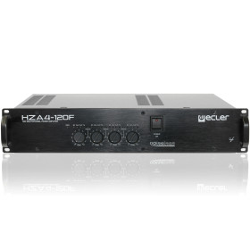 Ecler HZA4-120F 4-Channel High-Impedance Flexi-Power Amplifier Ecler HZA4-120F 4-Channel High-Impedance Flexi-Power Amplifier