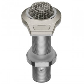 Audio-Technica ES945SV/LED Omnidirectional Condenser Boundary Microphone with Mute Switch and LED Indicator - Silver (Discontinued)