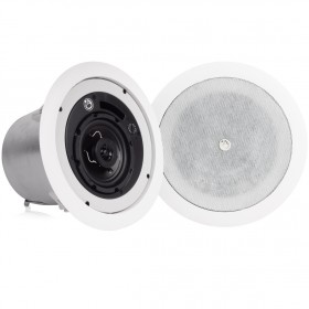 Atlas Sound FAP42T Strategy II Series 4" Coaxial In-Ceiling Loudspeaker - White Pair