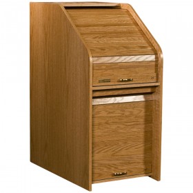 HSA HRMINI-II High Rise Mini Rolltop Compact Desk