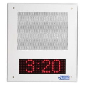Atlas Sound I8SCM IP Speaker with Clock and Microphone (Discontinued)