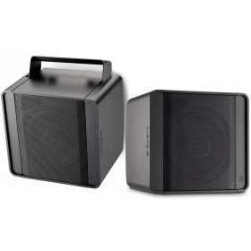 Apart Audio KUBO5 5.25" Compact Design 8 Ohm Full Range Cabinet Loudspeakers - Black (Pair)