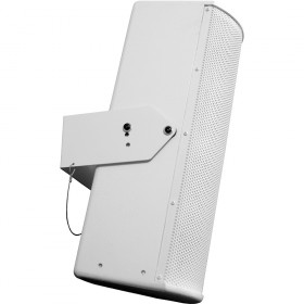 Galaxy Audio LA4DPM Permanent Mount Powered Line Array Speaker - White (Discontinued)