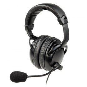 Listen Tech LA-454 ListenTALK Headset 4 Dual Over Ears with Boom Mic