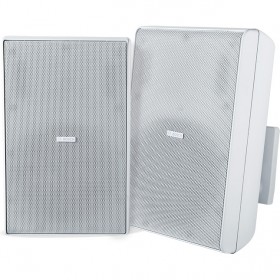 Bosch LB20-PC90-8L 8" 70/100V Weather-Resistant Cabinet Speakers - White Pair