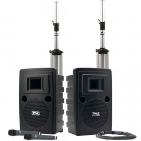 Anchor Audio LIB-DPDUAL Liberty Platinum Dual Deluxe PA Package with 2 Handheld Microphones (Discontinued)