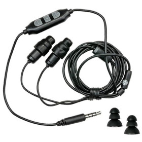 Listen Tech LA-456 Headset 6 Protective Earbuds with Microphone