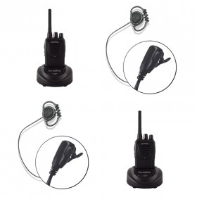 Eartec Scrambler 2-User SC-1000 2-Way Radio System with Loop Lapel PTT Headsets (Discontinued)