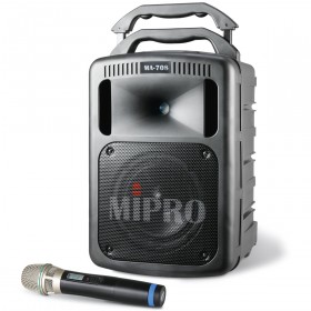 MIPRO MA-708PADB (5AH) Portable PA Bluetooth System with CD Player and Wireless Receiver (Discontinued)