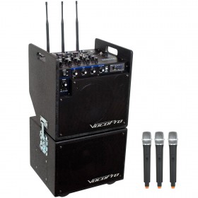 VocoPro MOBILEMAN 2 Battery Powered PA System with Subwoofer (Discontinued)
