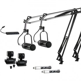 MXL VPS Duo Two-Person Visual Podcasting Station Bundle All-in-One Broadcasting System (Discontinued)
