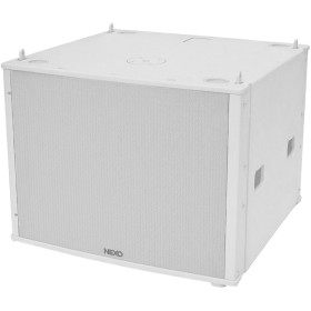 NEXO MSUB18-IPW 18" Compact High-Output Fixed Installation Arrayable Subwoofer with Omni/Cardioid Modes - White