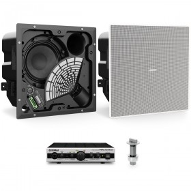 Observation Room Sound System with 2 Bose Professional EdgeMax EM90 Premium In-Ceiling Loudspeakers Yamaha 2-Channel Mixer Amplifier and AKG Boundary Microphone