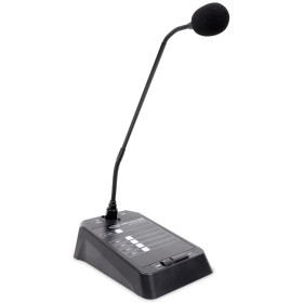 Pure Resonance Audio MX8-PM Push-To-Talk Zone Paging Microphone