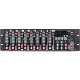 Pure Resonance Audio MX9 9-Channel Rack Mount Mixer with Bluetooth and Effects