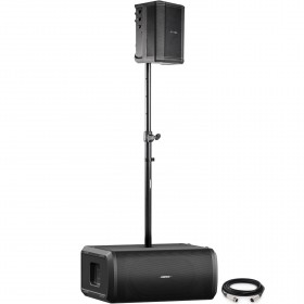 Bose S1 Pro Multi-Position All-In-One Bluetooth Portable PA System with Sub2 Bass Module Powered Subwoofer and Speaker Pole (Discontinued Components)