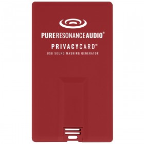 Pure Resonance Audio PrivacyCard™ USB Card Sound Masking Generator - White Noise (See New Model)