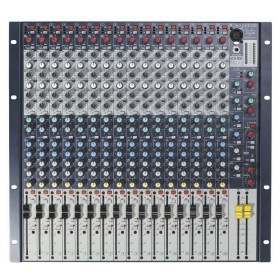 Soundcraft GB2R 16-Channel Rack-Mountable Audio Mixer 16 Mono Inputs and 6 Aux Outputs