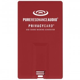 Pure Resonance Audio PrivacyCard™ USB Card Sound Masking Generator - White Noise (See New Model)