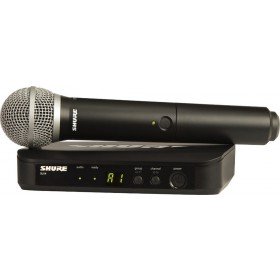 Shure BLX24/PG58 Wireless Handheld Microphone System - Band H10 (542.125 MHz - 571.800 MHz)