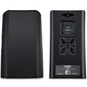 QSC AD-S6T AcousticDesign 6.5" 2-Way Wall Mount Loudspeakers - Black Pair