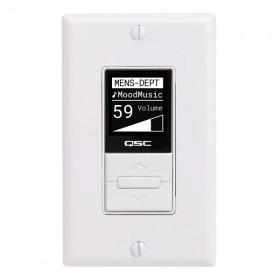 QSC MP-MFC Wall Mount Controller for MP-M Series Mixers - White