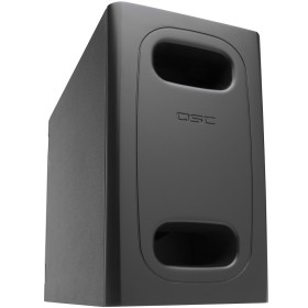 QSC AD-S.SUB 6.5" Dual Voice Coil Small Format Surface Subwoofer - Black