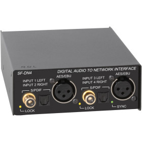 RDL SF-DN4 Digital Audio to Dante Network Interface RDL SF-DN4 Digital Audio to Dante Network Interface
