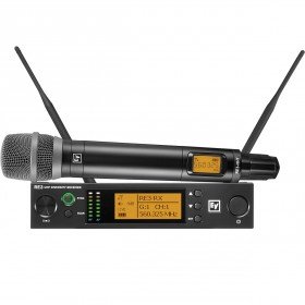 Electro-Voice RE3-RE520 UHF Handheld Wireless Mic System with RE520 Condenser Supercardioid Microphone