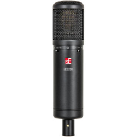 sE Electronics sE2200 Large Diaphragm Cardioid Condenser Microphone with Shock Mount and Pop Filter