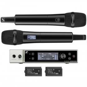 Sennheiser EW-DX 835-S Set Dual Digital Wireless Microphone System with 2 Handheld Mics and MMD 835 Capsules
