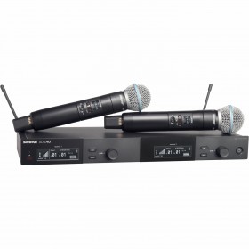Shure SLXD24D/B58 Dual Channel Handheld Wireless Microphone System