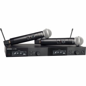 Shure SLXD24D/SM58 Dual Channel Handheld Wireless Microphone System