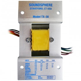 Soundsphere TX30 30W Line Transformer for 110B or Q-6 Speakers