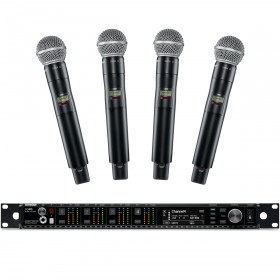 Shure Axient Digital 4-Channel Wireless System with 4 Handheld Microphones