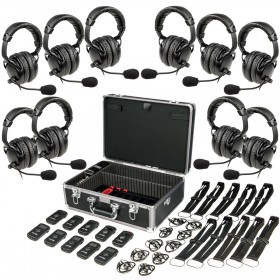 Listen Tech 10 Person ListenTALK Industrial Complex Wireless Headset System for High Noise Environments