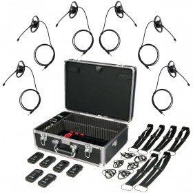 Listen Tech 6 Person ListenTALK Language Interpretation Wireless System for Quiet Environments