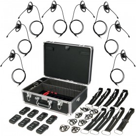 Listen Tech 8 Person ListenTALK Language Interpretation Wireless System for Quiet Environments