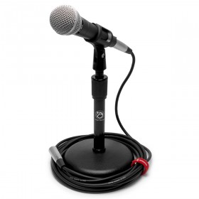 Desktop Microphone Package with Pure Resonance Audio UC1S, Adjustable 8"-13" Desktop Stand and 25ft Cable
