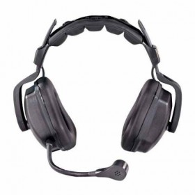 Eartec Ultra Double Heavy Duty Headset with Inline PTT for Scrambler UHF SC-1000 Radios (Discontinued)