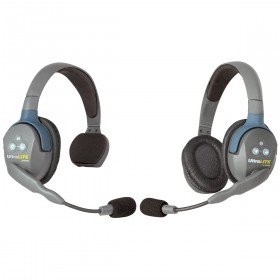 Eartec UL2SD UltraLITE 2 Person Wireless Headset System with Case (1 Single, 1 Double)