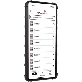 Williams AV WF R2-N WAV Pro 6.8" HD Touchscreen Wi-Fi Assistive Listening Receiver with Bluetooth
