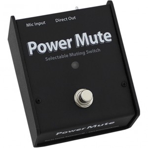 ProCo Power Mute Active Selectable Microphone Muting Switch