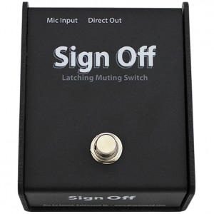 ProCo Sign Off Latching Microphone Muting Foot Switch