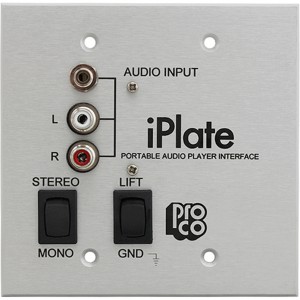 ProCo iPlate Portable Audio Player Interface