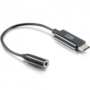 C2G 54426 3.5 mm USB-C to AUX Adapter