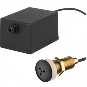 Clockaudio C007-RF Through Desk / Ceiling / Panel Mount Omni-Directional Boundary Layer Condenser Microphone - Black