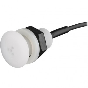 Clockaudio C007WJP Through Desk / Ceiling / Panel Mount Omni-Directional Boundary Layer Condenser Microphone - White